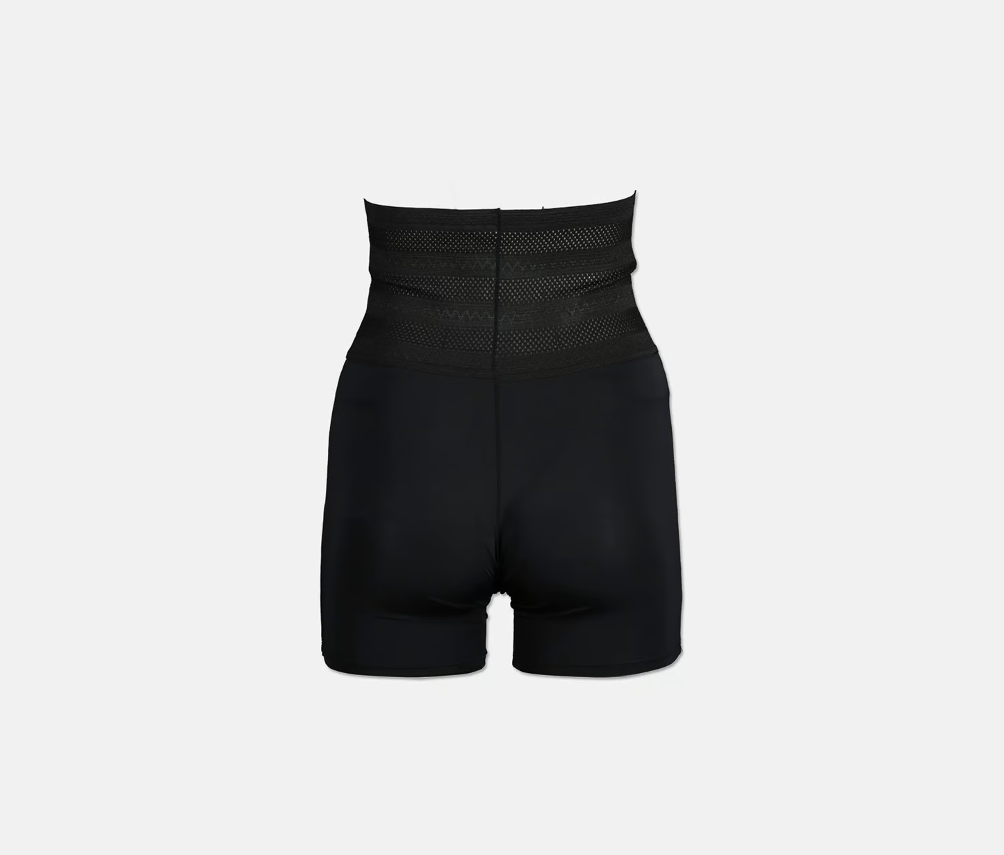Women Hi,Waisted Microfiber Shaping Shorts, Black Brand: Bebe