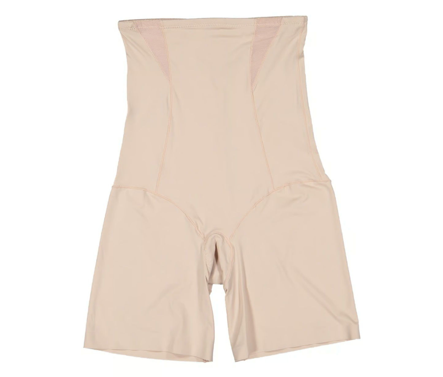 Mesh High Waisted Shaping Shorts, Beige Brand: Bebe