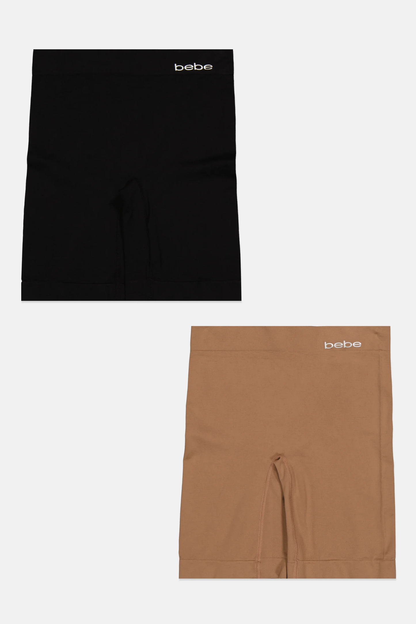 Women Seamless Slip Short, Tan Brand: Bebe