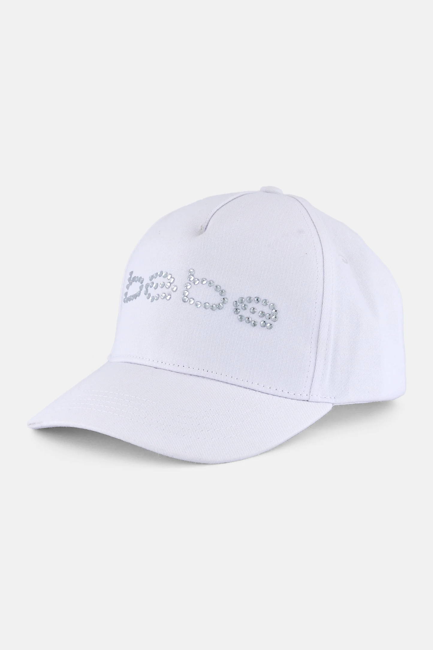 Women Brand Logo Adjustable Cap, White