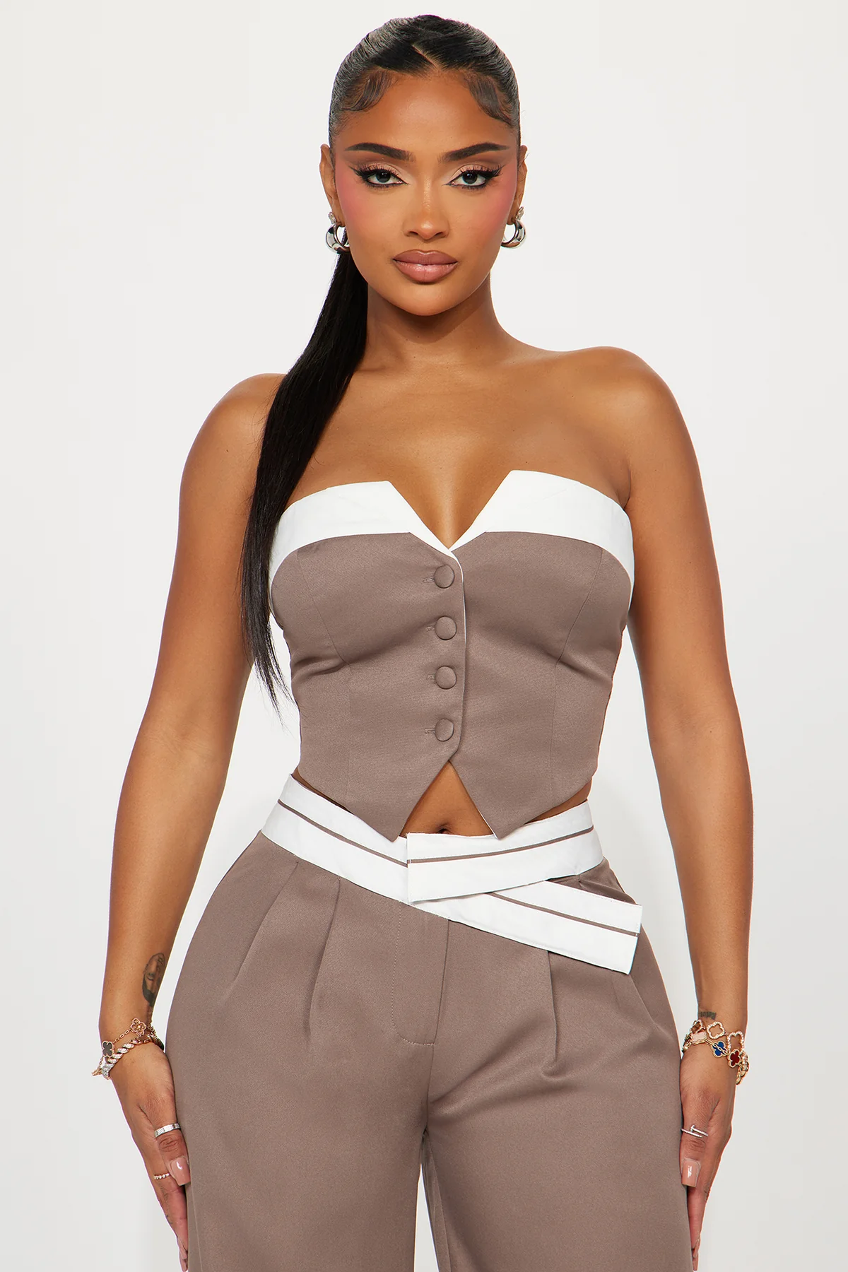 Office Babe Pant Set – Mocha Brand: S.Nova