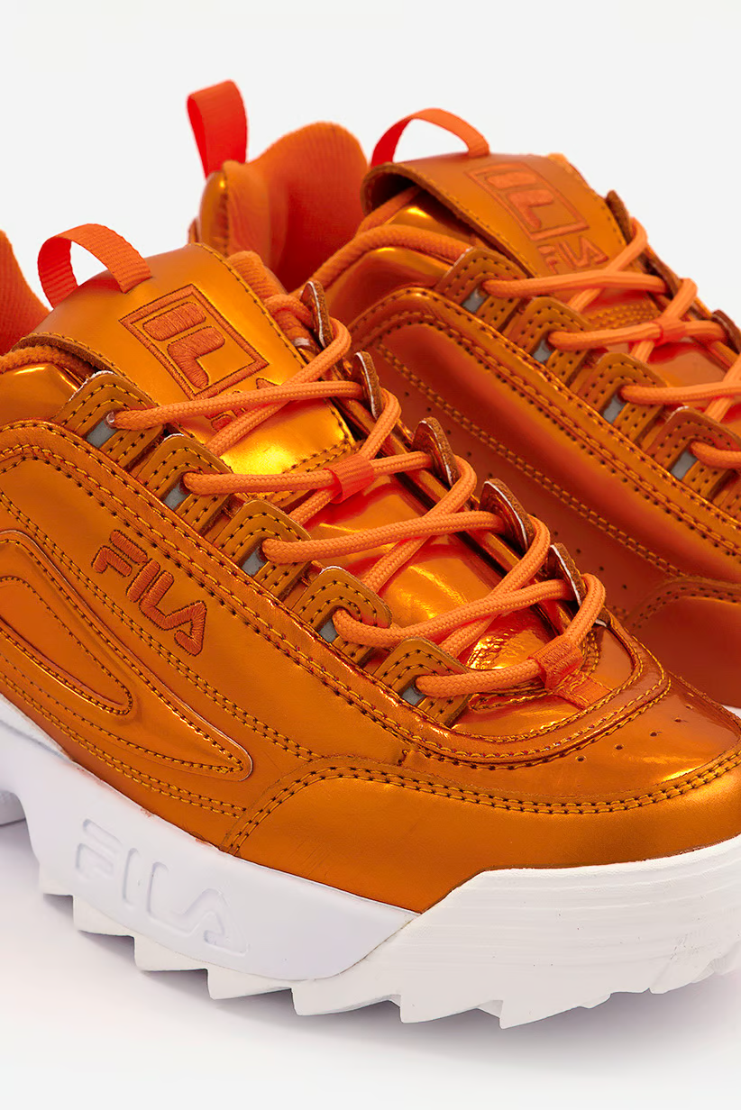 Women Disruptor Spring Pack Lace,Up Shoe, Orange Brnd: Fila