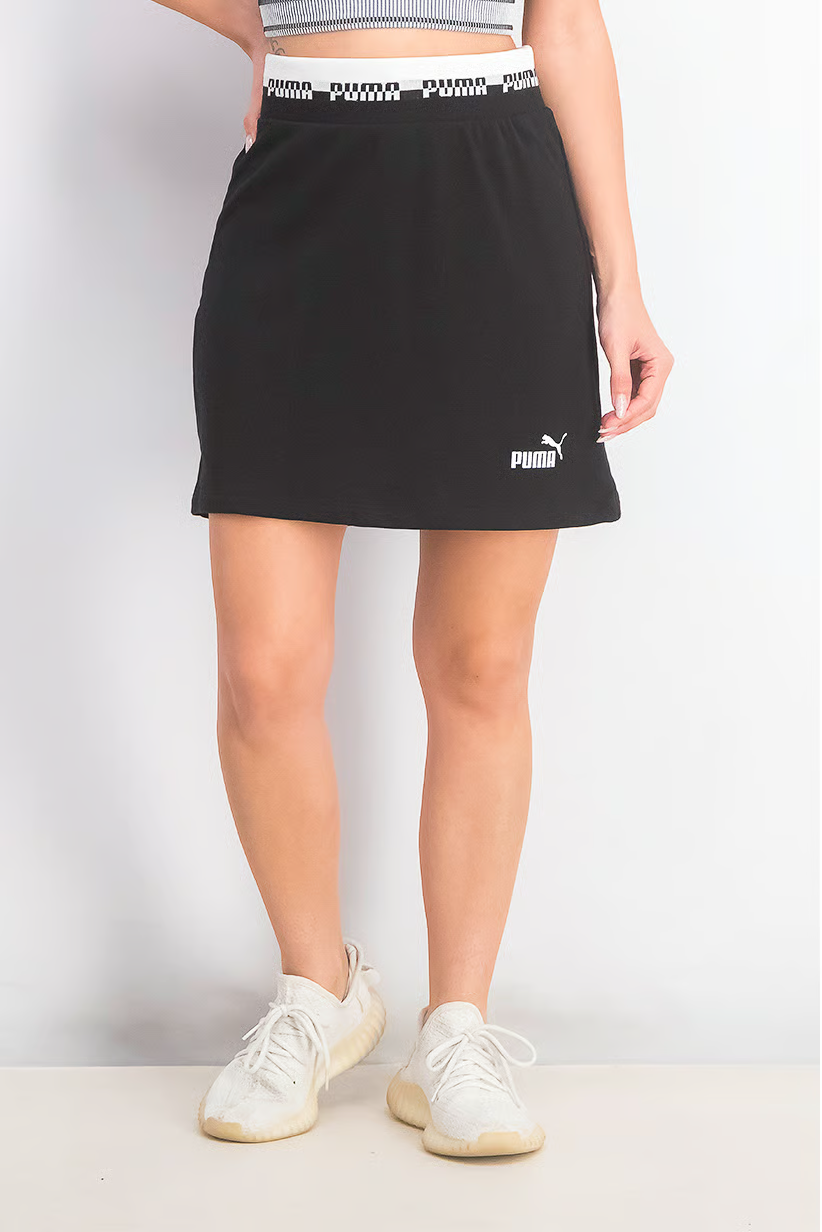 Women Amplified Skirt, Black Brand: Puma
