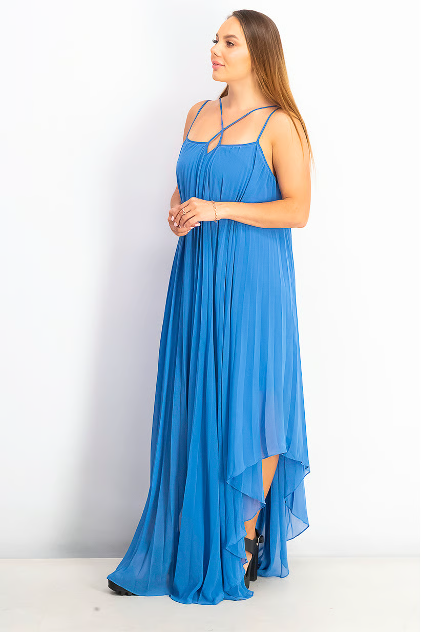 marciano by guess pleated dress Tribute Pleated Leather Dress