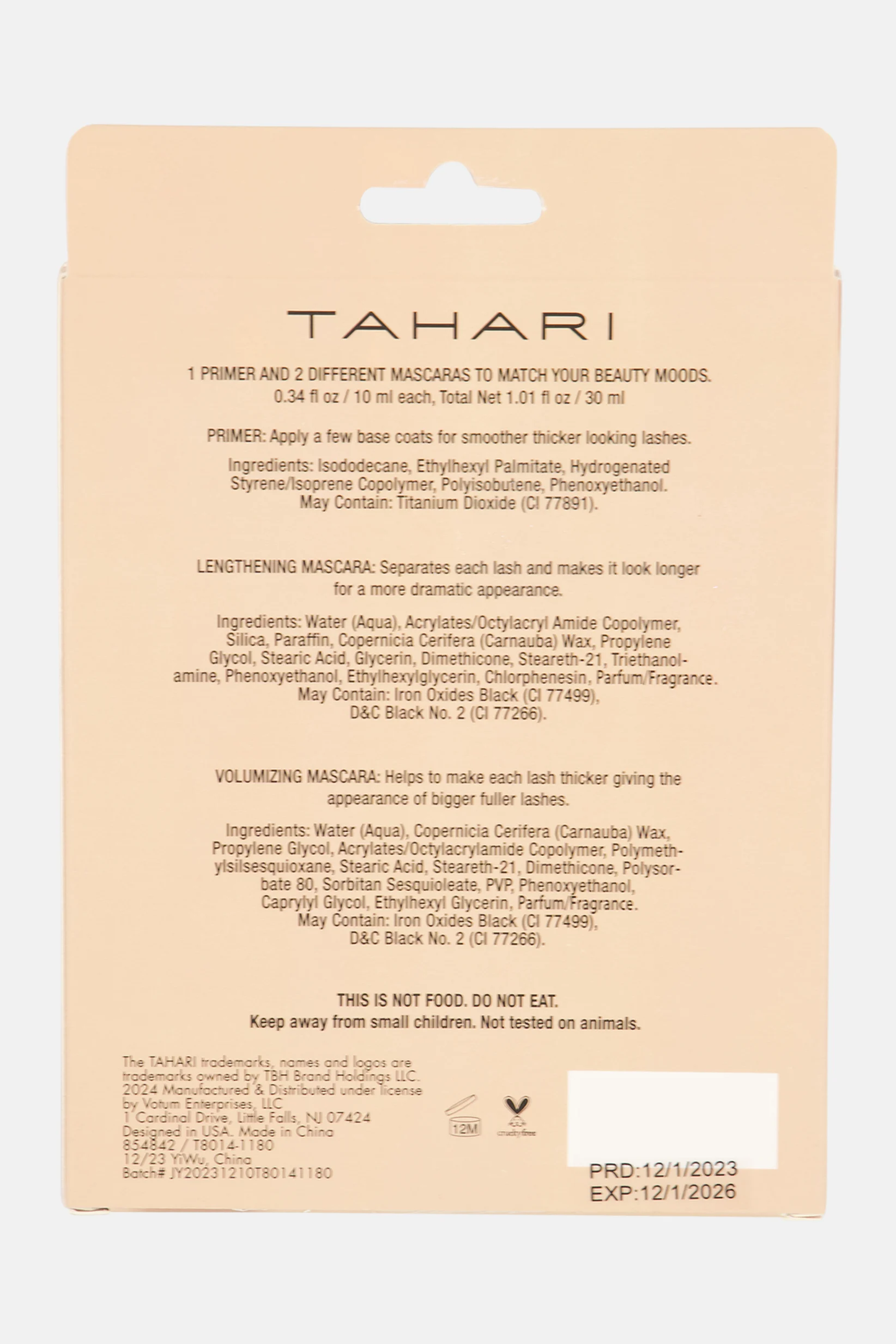 Tahai Mascara Trio Set