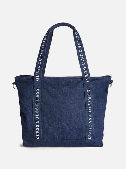 Guess denim Tote Bag size large