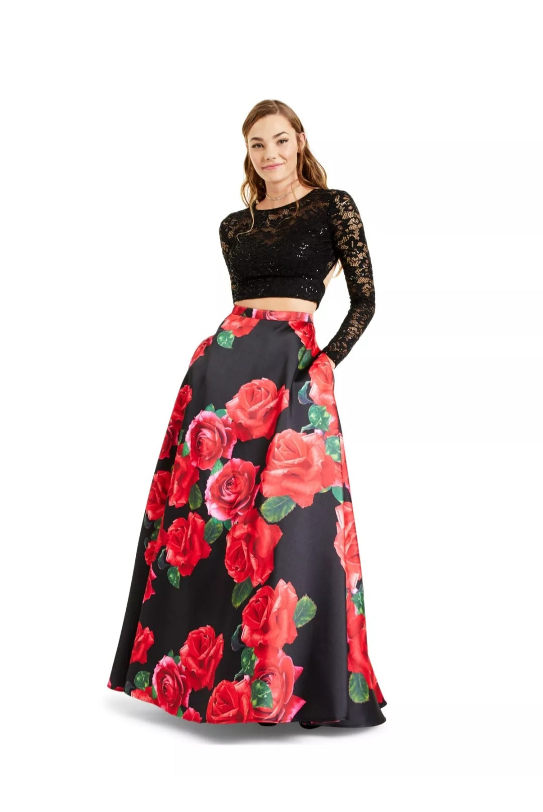 Soiree dress 2 pieces