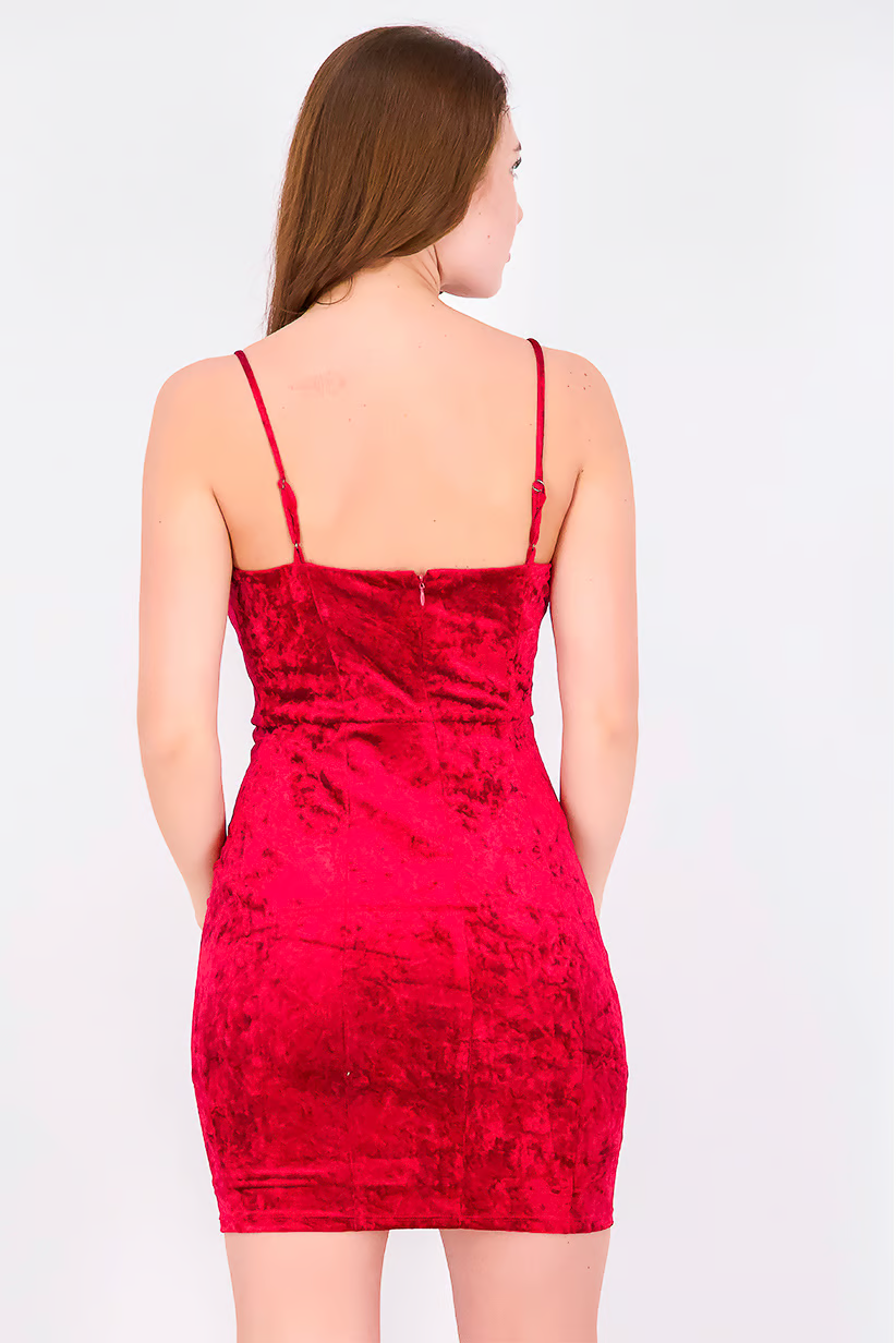 Juniors Gennifer Velvet Dress, Scooter Brand: Guess