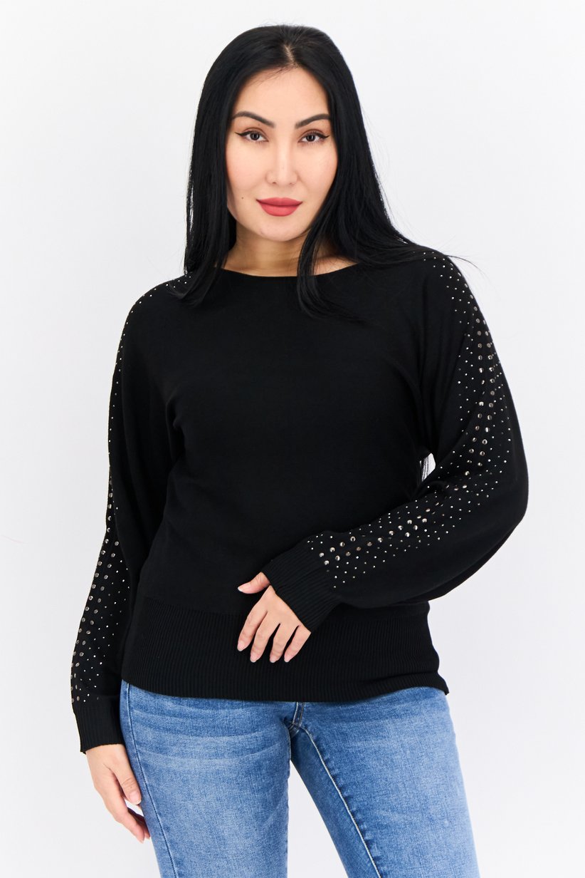 Women Embellished Sweater