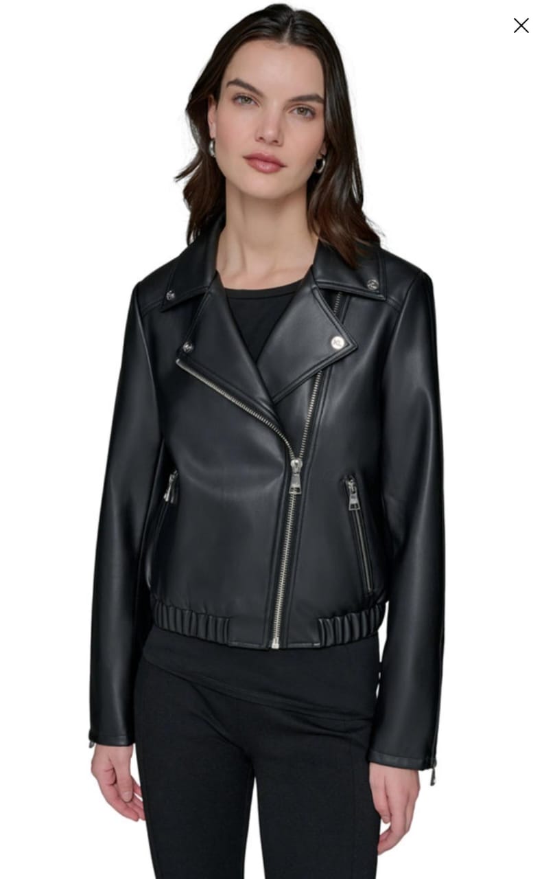 Karl lagerfeld leather jacket