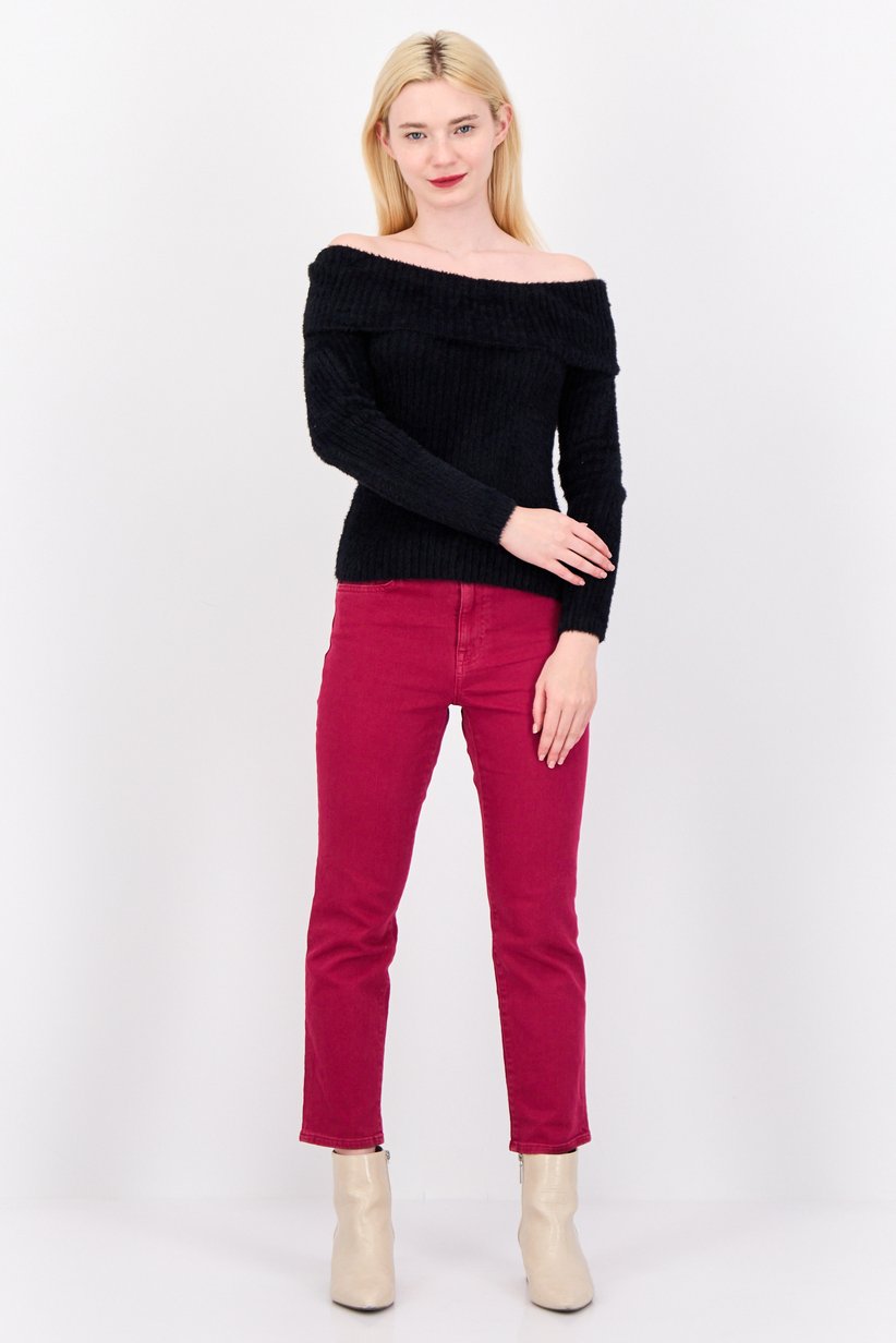Women Off shoulder Sweater