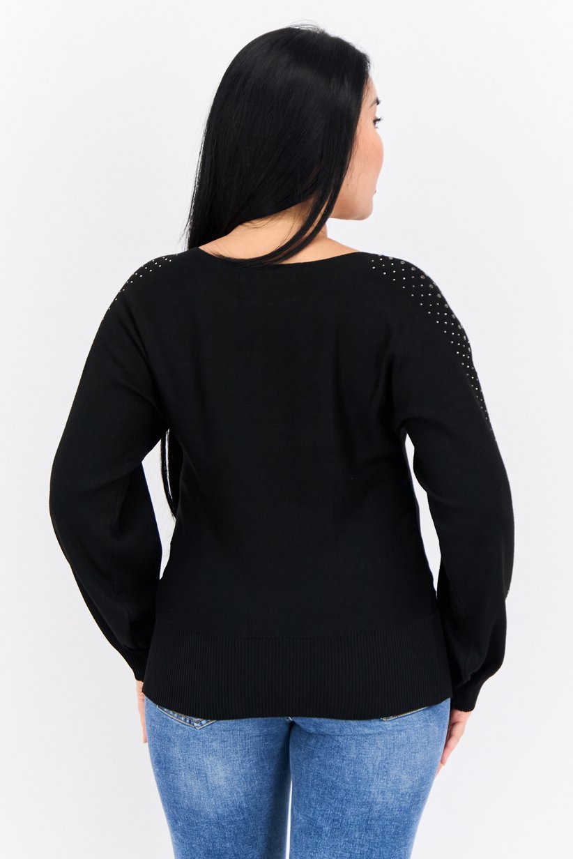 Women Embellished Sweater